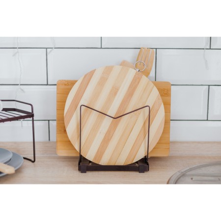 Board cutting shade "Zebra", d = 25 cm, bamboo-7