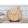 Board cutting shade "Zebra", d = 25 cm, bamboo