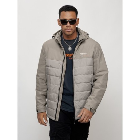 Male spring jacket, size 54, gray color-14