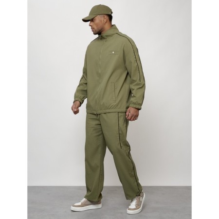 Male tracksuit, size 50, khaki color-1