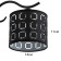 Cauces "Cube" 3x40W E27 Black 52x52x26cm
