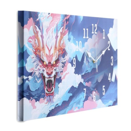 Carty clock wall "Dragon", silent, 35 x 60 cm, aa-2