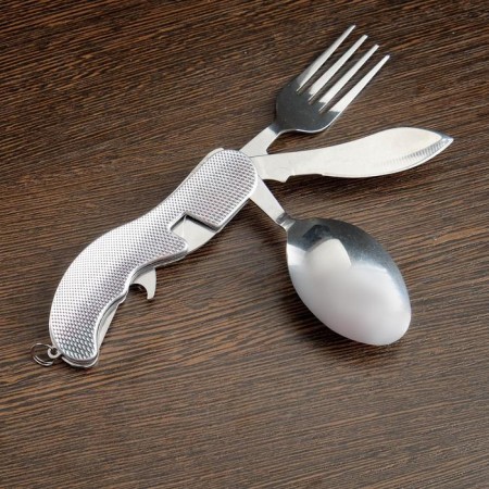 Tourist set "Traveler" 4V1: Silver-1