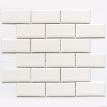 Mosaic porcelain bonaparte Brick White, 287.5x292x6 mm