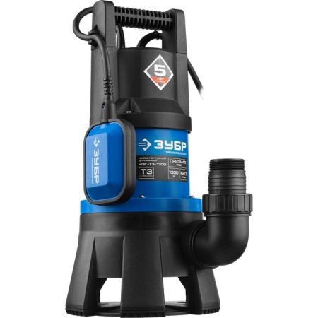 Drainage "Zubble" NPG-T3-1300, for dirty water, 1300 W, 420 l/min, pressure 11 m