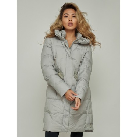 Coat insulated winter female, size 52, color gray-6