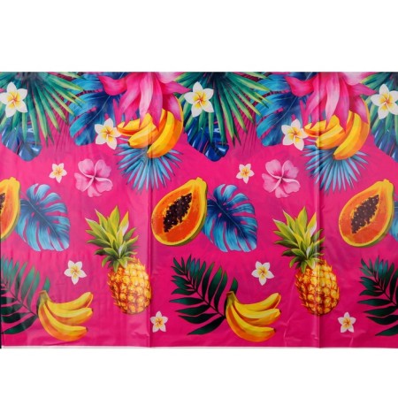 The single tablecloth "Tropics", Aloha, 137 × 180 cm, pink-2