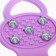 Ice steps 5 spikes size 26-35, pink, children's