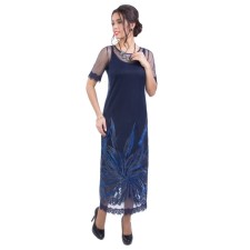Women's dress, size 46, blue color