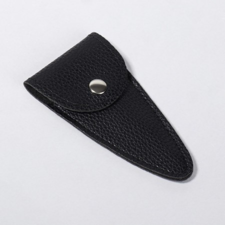 Case for storing manicure tools, on a button, 10 × 5 × 0.8 cm, black color-6