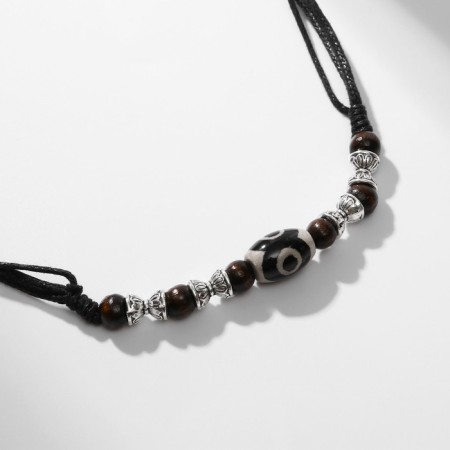 The pendant on the cord "Unisex" beads, the length is regulated, 35 cm