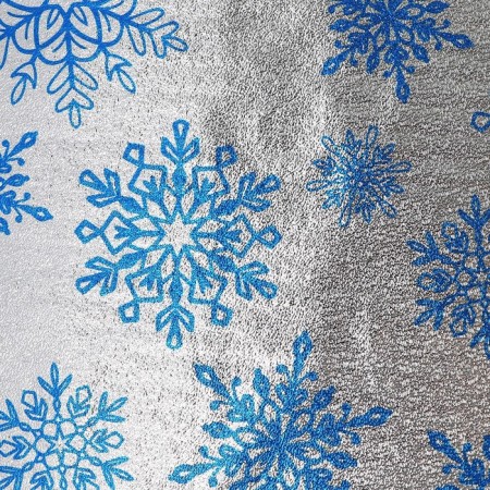Flogi packaging film "Snowflakes", 70 x 50 cm, New Year-3