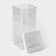 Container for bulk products "Step", 1.4 l, 10 × 10 × 21 cm, white color