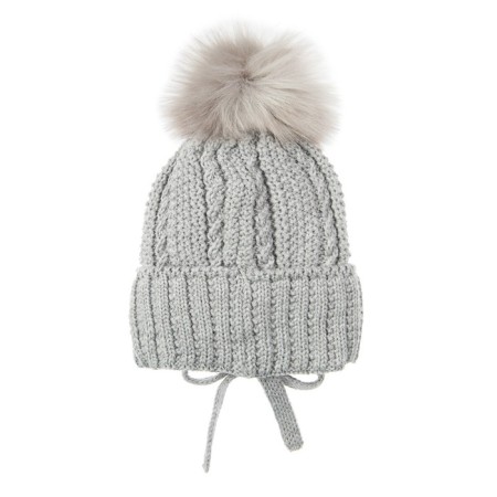 Knitted set for a boy: hat and snood, size 46-4