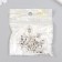 Busina for creativity Metal "Violin key" silver 7034 1.8x1.1 cm