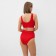 Separate Minaku swimsuit with a top color red, size 44