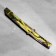 Wooden souvenir "Tanto knife", in a scabbard, yellow