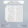 Stone -stencil background plastic "Flower buds" 13x13 cm