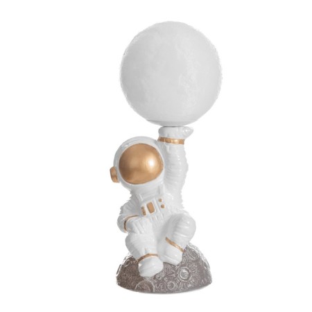 Table lamp "Cosmonaut with moon" 1x40W E14 white/gold 12.5x12.5x31cm-9
