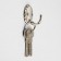 Hook furniture tundra TKO018, one -rod, chrome, 8 pcs TMP
