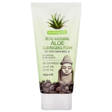 Пенка для лица Jeju Natural Aloe Cleansing Foam 120гр