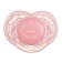 Nipple is an orthodotynic dummy, with a cap, +12 months, pink