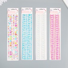 Sticker of rhinestones plastic 