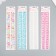 Sticker of rhinestones plastic "Hearts with microbiser" MIX 31.5x6.7 cm
