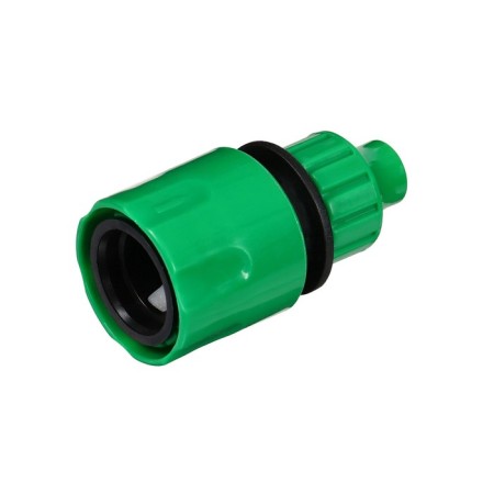 Connector for a drip tube, 6 mm, fast -fast connection, plastic, Greengo-1