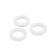 Rubber Zein, 3/4 ", 25 x 5 x 4 mm, white