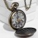 Pocket watch "anchor", quartz, d dial - 3.5 cm