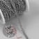 A bag for a bag, iron, 4.35 × 5.8 mm, 10 ± 0.5 m, silver color