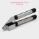 The press for garlic shares "Assistant", 18 cm, black color, silver color