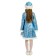 Children's carnival costume "Snow Maiden", white brocade, fur coat, hat, p. 34, height 134 cm
