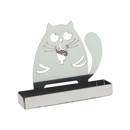 Spiral stand from mosquitoes and incense, metal, "cat"-5