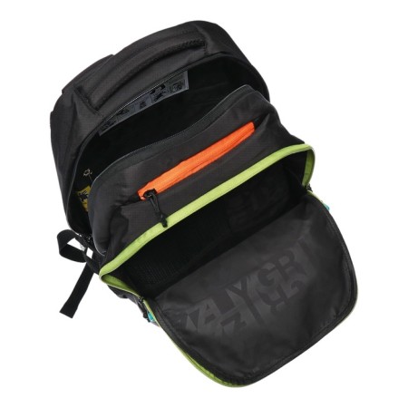 Youth backpack 45 x 32 x 23 cm, Grizzly "Sport", ergonomic back, laptop department, black-8