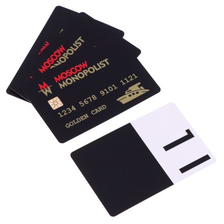 Black Black Edition Monopoly Game, 2-4 players, 8+-12