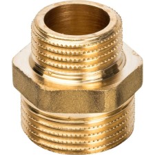 Ниппель переходной STOUT SFT-0003-003412, 3/4" x 1/2", наружная/наружная резьба