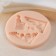Mold Silicon "Corks with the Heart" 4.3x2.6x0.5 3.4x3.4x0.5 cm