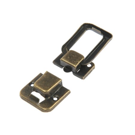Castle Castle on a box of 27x40 mm, iron, bronze color, 1 pc-2