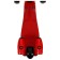 Folding scooter, light wheels PU 130/50 mm, ABEC 7, red color