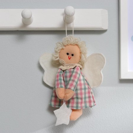 Interior doll "Angel", with a star in his hands, Mix color
