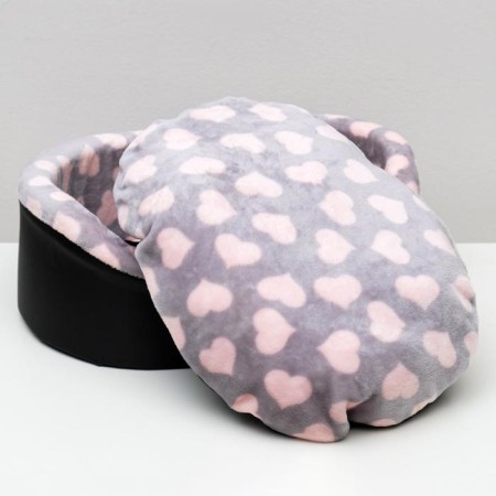Lynchik "Oxford" No. 4, with fur, 53 x 43 x 16 cm Mix of flowers-5