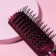 The comb is massage, ventilated, rubberized pen, 4.3 × 23.2 cm, purple color