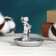 Bowling stand "Sage", silver, mix