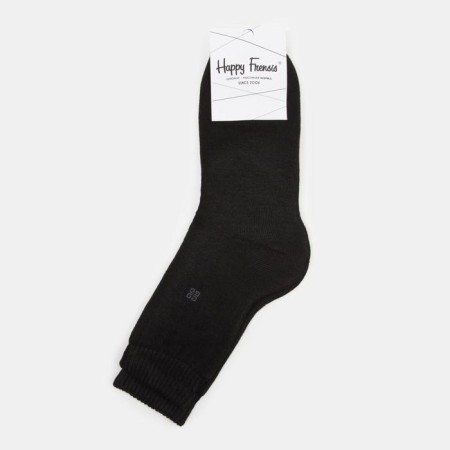 Socks male terry, black color, size 25-27-3