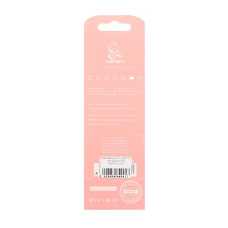 D -01L cable, Lightning - USB, 2.4 A, 1 m, black-6