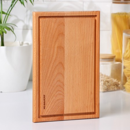 Board Boil Bukovsky Board, 30 × 20 × 2 cm, for steak, beech-1