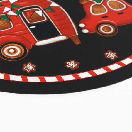 Serving napkin on the table “Gingerbread”, D = 36 cm-1