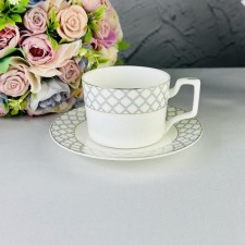 Кофейный набор Lenardi «Версаль», костяной фарфор, 12 предметов